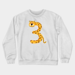 Leopard three Crewneck Sweatshirt